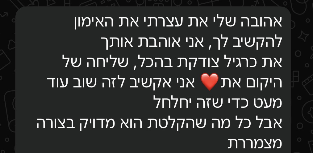 המלצה על הליווי האישי 10